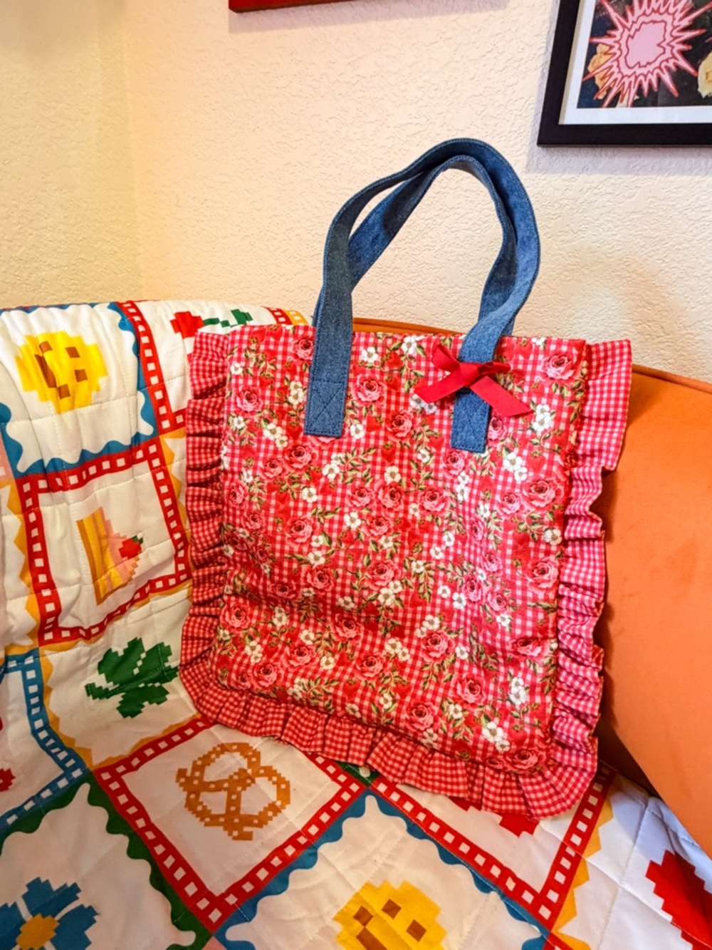 Agua Bendita x Stoney Clover Lane - Ruffle Tote